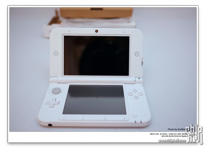 日淘 任天堂 3DS LL (SPR-S-WAAA) 开箱 白色