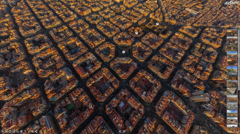 西班牙双城记 - 马德里在左,巴塞罗那向右 - 作品