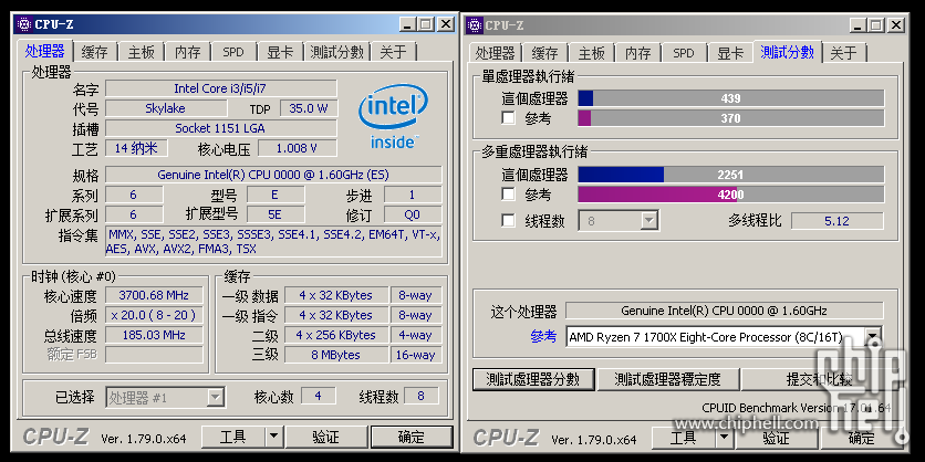 CPU-Z 1.79 发布:正式支持 Ryzen 5 and Ryzen